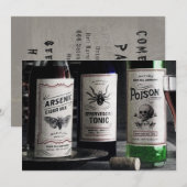 Halloween Tonic VERANDER KLEUR - Uitnodigingen / R (Voorkant / Achterkant)