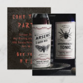 Halloween Tonic WIJZIG KLEUR - Uitnodigingen / RSV (Voorkant / Achterkant)