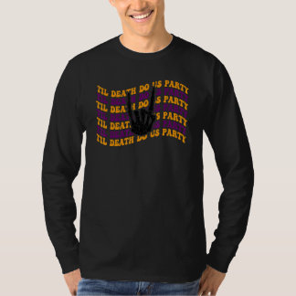 Halloween Tot de Dood Ons Scheidt Bruidsfeest Matc T-shirt