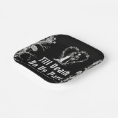 Halloween Tot de Dood Ons Scheidt Bruidsfeestje Papieren Bordje (Gebogen)