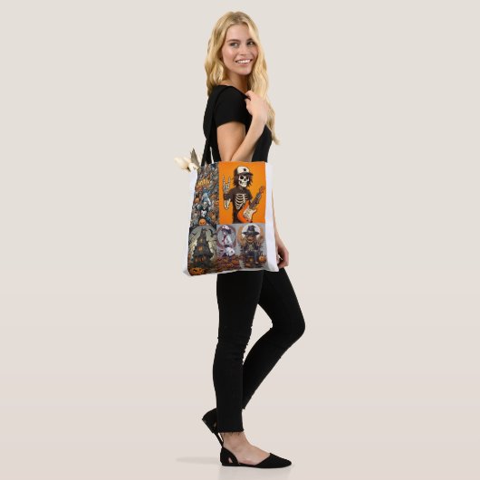 HALLOWEEN TOTE BAG (Op model)