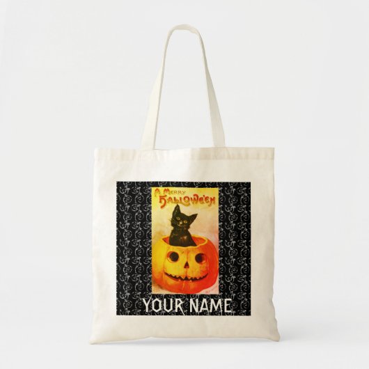 HALLOWEEN TOTE TAS OP MAAT VOOR KIND (Voorkant)