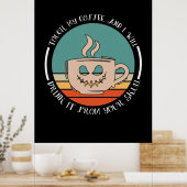 Halloween Touch My Coffee And I Will Drink Xmas Poster (Keuken)
