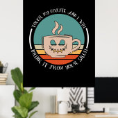 Halloween Touch My Coffee And I Will Drink Xmas Poster (Thuiskantoor)
