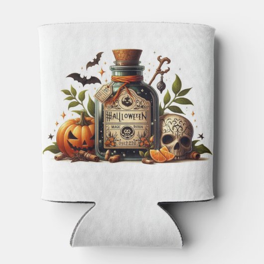 Halloween toverdrank blikjeskoeler (Achterkant)