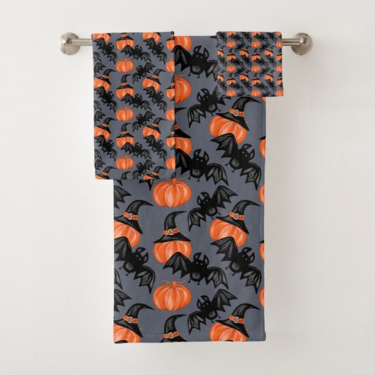 Halloween Towel Bad Handdoek (Insitu)