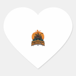 Halloween Town Antieke Geheime Kasteel Pompoen Des Hart Sticker
