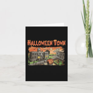 Halloween Town EST 1998 Halloween Party Cute Hallo Kaart