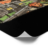 Halloween Town EST 1998 Halloween Party Cute Hallo Poster (Hoek)