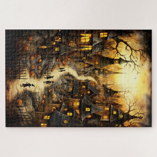 Halloween Town Jigsaw Puzzel (Horizontaal)