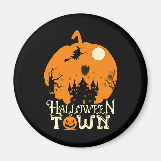Halloween Town Magneet (Voorkant)