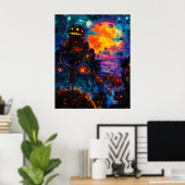 Halloween Town Poster (Thuiskantoor)