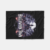 Halloween Town Skeleton Ghost Pumpkin naar Hallowe Fleece Deken (Voorkant (Horizontaal))