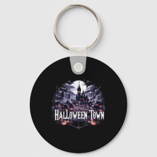 Halloween Town Skeleton Ghost Pumpkin naar Hallowe Sleutelhanger