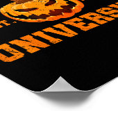 Halloween Town University Est 1998 Pompoen Hallowe Poster (Hoek)