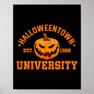 Halloween Town University Est 1998 Pompoen Hallowe Poster