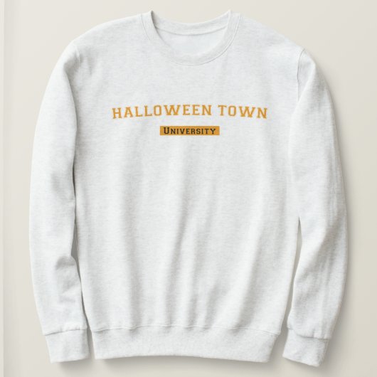 Halloween Town University White Sweatshirt Women's (Design voorkant)