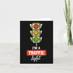 Halloween Traffic Light Lover Ik ben een verkeersl Kaart