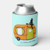 Halloween trailer rv camper blikjeskoeler (Blikje Voorkant)