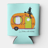 Halloween trailer rv camper blikjeskoeler (Voorkant)