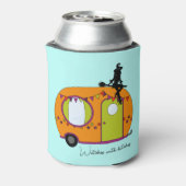 Halloween trailer rv camper blikjeskoeler (Blikje Achterkant)