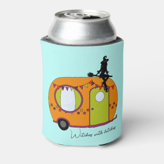 Halloween trailer rv camper blikjeskoeler (Blikje Achterkant)