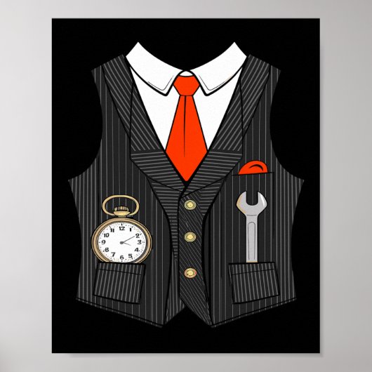 Halloween Train Conductor Kostuum voor Kinderen Ma Poster (Voorkant)