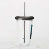 Halloween Traktatie of Zombie Vriendin w Hersenen Acryl Drinkbeker (Rechts)