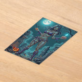 Halloween Traktatie of Zombie Vriendin w Hersenen Acryl Uitnodigingen (Laagn)