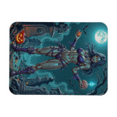 Halloween Traktatie of Zombie Vriendin w Hersenen Magneet (Horizontaal)