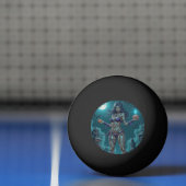 Halloween Traktatie of Zombie Vriendin w Hersenen Pingpongbal (Net)