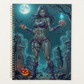 Halloween Traktatie of Zombie Vriendin w Hersenen Planner (Voorkant)