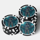 Halloween Traktatie of Zombie Vriendin w Hersenen Poker Chips (Opstapeling)