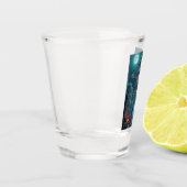 Halloween Traktatie of Zombie Vriendin w Hersenen Shot Glas (Links)