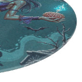 Halloween Traktatie of Zombie Vriendin w Hersenen Snijplank (Hoek)