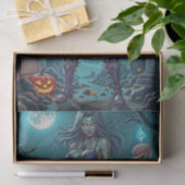 Halloween Traktatie of Zombie Vriendin w Hersenen Tissuepapier (Geschenk)