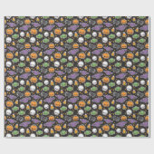 Halloween traktaties cadeaupapier (Vlak)