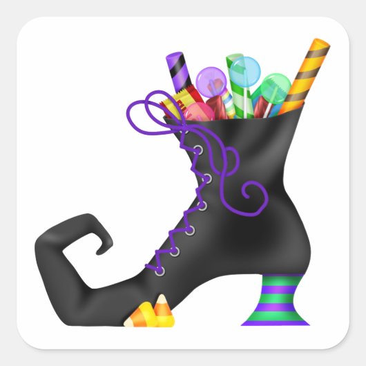 Halloween-traktaties - SRF Vierkante Sticker (Voorkant)