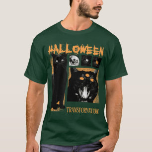 Halloween transformatie derde oog kat horror volle t-shirt