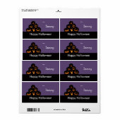 Halloween Treat Bag Label (Full Sheet)