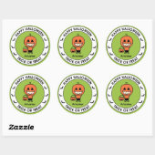 Halloween Treat Bag Sticker Label (Vel)