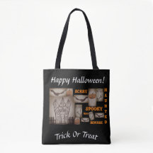 Halloween Treat Canvas tas