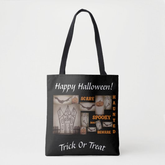 Halloween Treat Canvas tas (Voorkant)