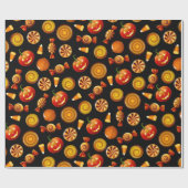 Halloween Treat Glossy Wrapping Paper, 30 x 6 inch Cadeaupapier (Vlak)
