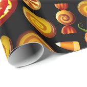Halloween Treat Glossy Wrapping Paper, 30 x 6 inch Cadeaupapier (Rol Hoek)