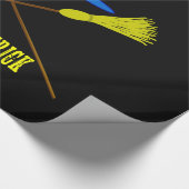 Halloween Treat of Trick Black Cadeaupapier (Hoek)