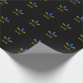 Halloween Treat of Trick Black Cadeaupapier (Hoek)