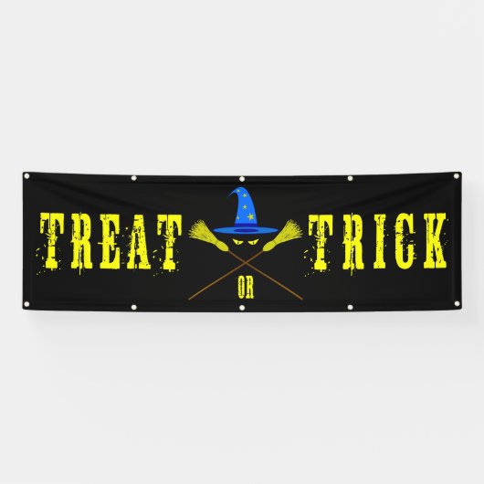 Halloween Treat of Trick Spandoek (Horizontaal)