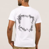 Halloween "Treat or Trick" monster modern design T-shirt (Achterkant)