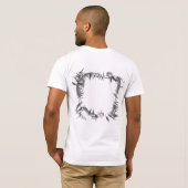 Halloween "Treat or Trick" monster modern design T-shirt (Achterkant volledig)